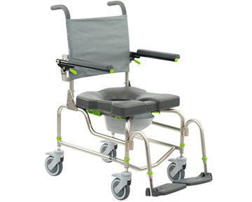 Raz Shower Commode - Attendant Propelled