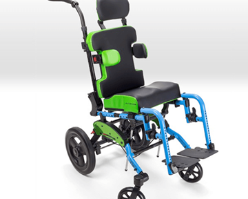KI Mobility Little Wave Flip XP Folding Base Wheelchair