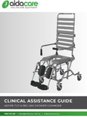 Aspire Tilt & Recline Shower Commode Clinical Assistance Guide