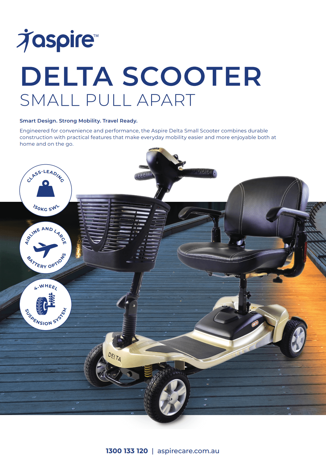 Aspire Delta Mobility Scooter Flyer