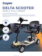 Aspire Delta Mobility Scooter Flyer