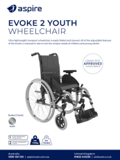 Aspire Evoke 2 Youth Wheelchair Flyer