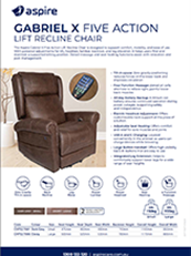 Aspire Gabriel X Quattro Lift Recliner Chair Flyer