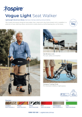 Aspire Vogue Light Seat Walker Flyer