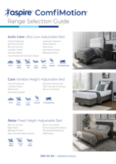 Aspire ComfiMotion Quick Selection Guide