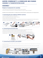 Aspire Homecare Bed Range Assembly & Transportation Guide