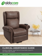 Aspire Gabriel Quattro Lift Recline Chair Clinical Assistance Guide