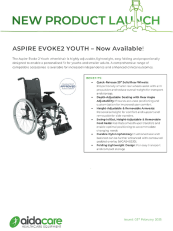 CPAB Launch_Aspire Evoke 2 Youth Wheelchair