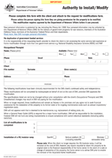 D1323 - Authority to install modify