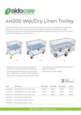 Wet and Dry Linen Trolley Flyer