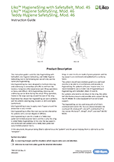 Liko Hygiene Sling Mod 45 46 User Instructions