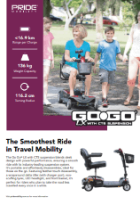 Pride Go-Go LX with CTS Scooter Flyer