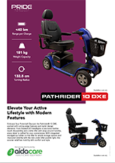 Pride Pathrider 10 DXE Scooter Flyer